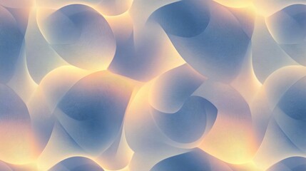 Abstract Blue Yellow Beige Organic Flowing Shapes Seamless Pattern Texture Backgrounds and Designs for Surface and Wallpaper Use. Design elements for print and digital use. Contemporary organic