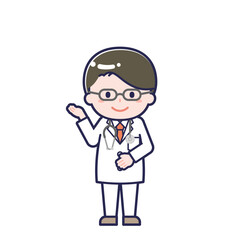 Fototapeta premium 医師／男性 18