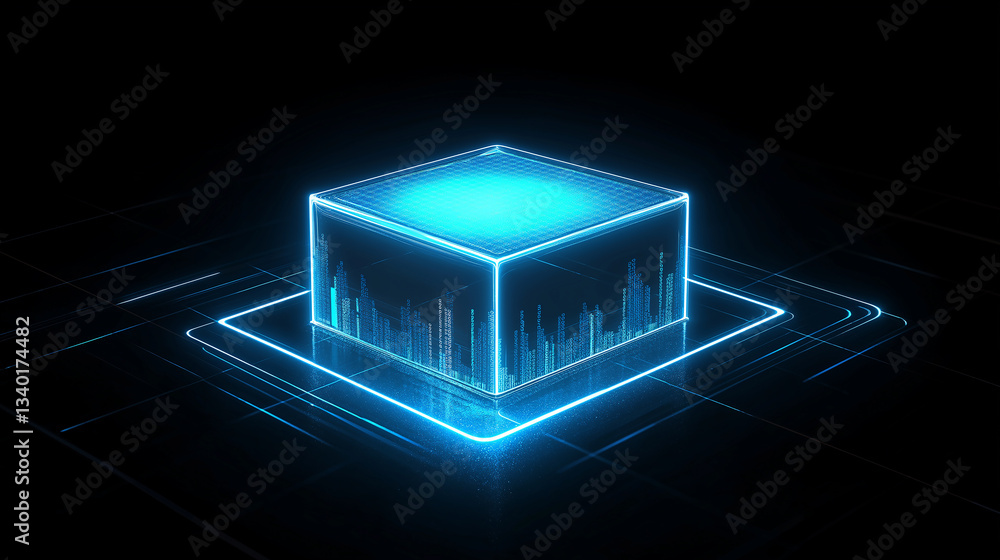 Poster abstract futuristic technology background. wireless network and connection technology concept. techn
