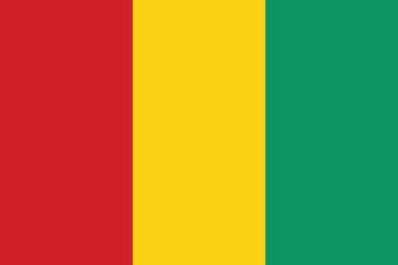 National flag of Guinea vector image