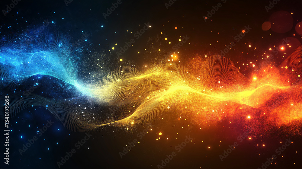 Poster abstract background with space