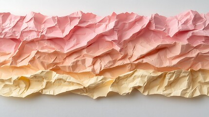 Fototapeta premium Abstract crumpled paper art studio textures background creative environment