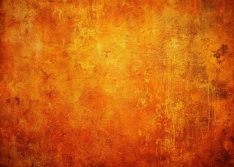 Obraz premium Grunge Orange Abstract Texture: Warm Earthy Tones, Distressed Artistic Background