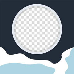 Twibbon Social media post template