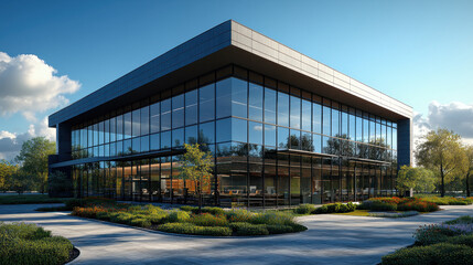 Fototapeta premium modern office building