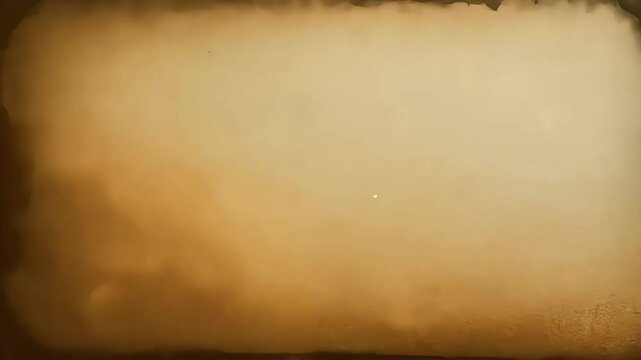 Old paper texture background animation with light leak effect for adding text or graphics.