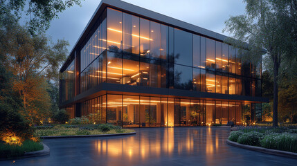 Fototapeta premium modern office building