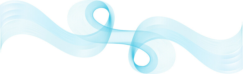 
Abstract wave lines background graphic thin vector