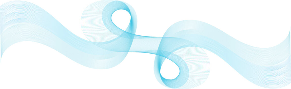 
Abstract wave lines background graphic thin vector