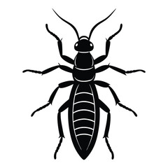 vector illustration of a termite.