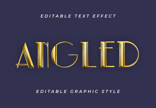 Gold Gatsby Font Elegant Classic Metallic Text Effect