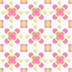 seamless pattern with flowers