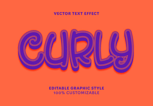 Orange Purple Bold Strong Vibrant Outlined Text Effect