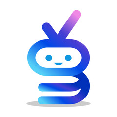 ai cute logo icon modern colorfull