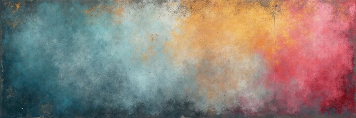 Obraz premium Distressed concrete wall with rough grunge texture and abstract patterns background, natural, urban decay