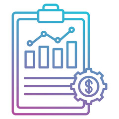 project management icon element for design