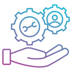 Obraz premium business optimization icon element for design