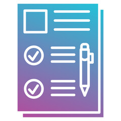 requirements icon element for design