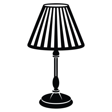 recommend clip art: Black desk lamp isolated on white street lamps collection Old street lamp black silhouette, city vintage 