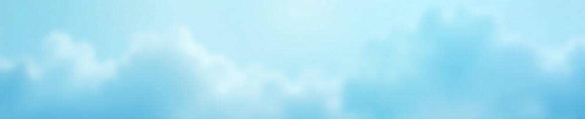 Blurred light blue cloud formations against a soft pastel blue gradient background, light blue, calming