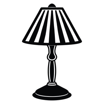 recommend clip art: Black desk lamp isolated on white street lamps collection Old street lamp black silhouette, city vintage 