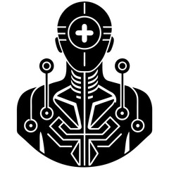 Modern Artificial Intelligence Symbols for Digital and Tech Projects
