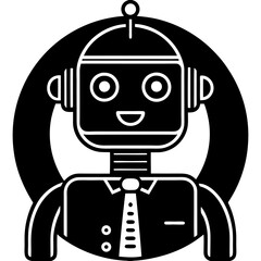 Modern Artificial Intelligence Symbols for Digital and Tech Projects
