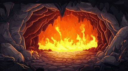 Unleash your thrillseeking side as you navigate stunning abstract lava caves in this exhilarating mobile adventure