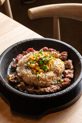 Japanese Sizzling Beef and Rice