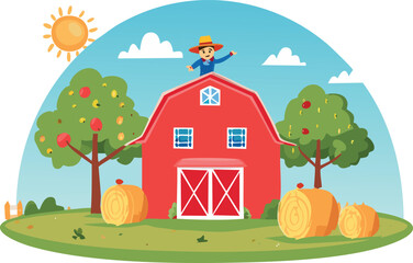 farm in the countryside