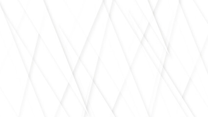 Obraz premium Abstract white background featuring a minimalist geometric texture with clean lines, Abstract background. diagonal lines and strips. Background light white shadow background light white shadow 
