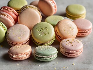 Obraz premium Colorful Macaron Delight