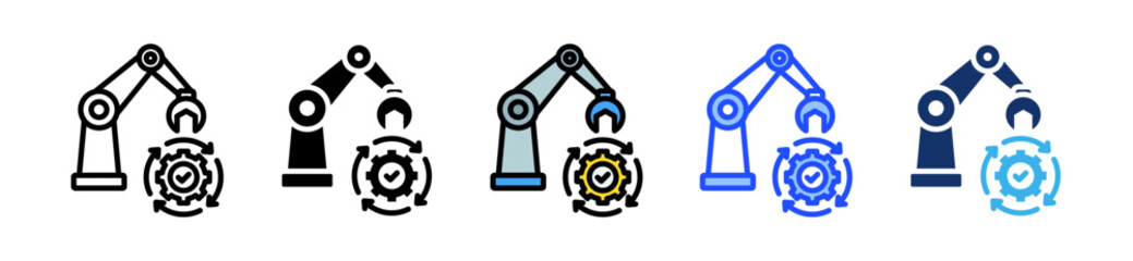 Rpa Icon Set With Multiple Style Collection