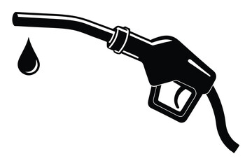 Black fuel pump nozzle cable for gasoline station equipment