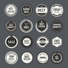 Premium Quality Retro Vintage Labels Collection