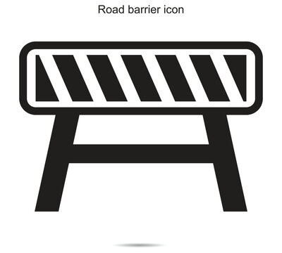  Road barrier icon