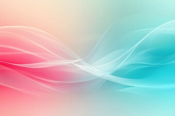 Obraz premium Colorful abstract background featuring a beautiful blur effect with soft pastel gradient creating a calming vibe