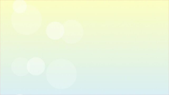 淡いグリーンの泡のスクロール背景アニメーション30秒ループ