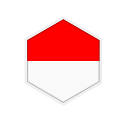 Indonesian flag button