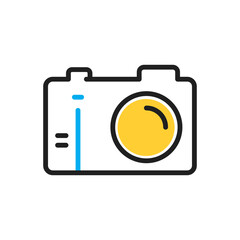 Multi color icon for camera