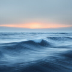 Fototapeta premium Serene Ocean Sunset