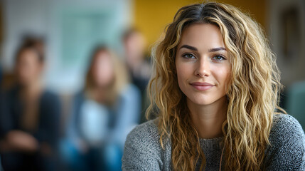 Senior Woman Leading a Business Meeting