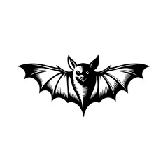Obraz premium black bat icon. illustration