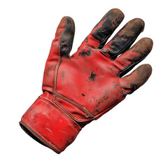 Durable Red Work Glove for Outdoor Work and Hand Safety: Optimal Protective Equipment for Manual Labor and Construction Gear