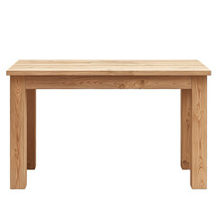 Modern Rustic Oak Dining Table: Eco-Friendly Solid Wood Furniture Design for Home Decor and Interior Styling