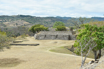 Fototapeta premium Ruinas de Mixco Viejo, destino turístico para vacacionar en Guatemala.