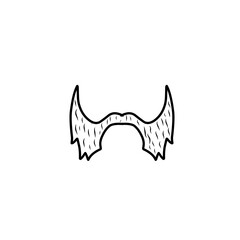 beard line illustration