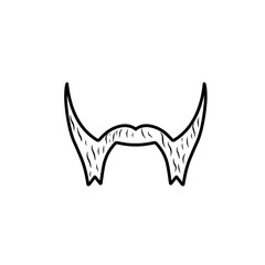 beard line illustration
