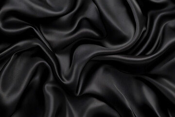 Obraz premium Dark Elegant Black Silk Background