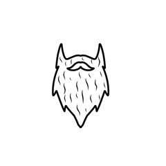 beard line illustration
